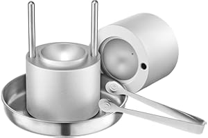 VEVOR Ice Ball Press, 2.1" Ice Ball Maker, Aviation Aluminum Ice Ball Press Kit for 53mm Ice Sphere, Ice Press with Tong and 