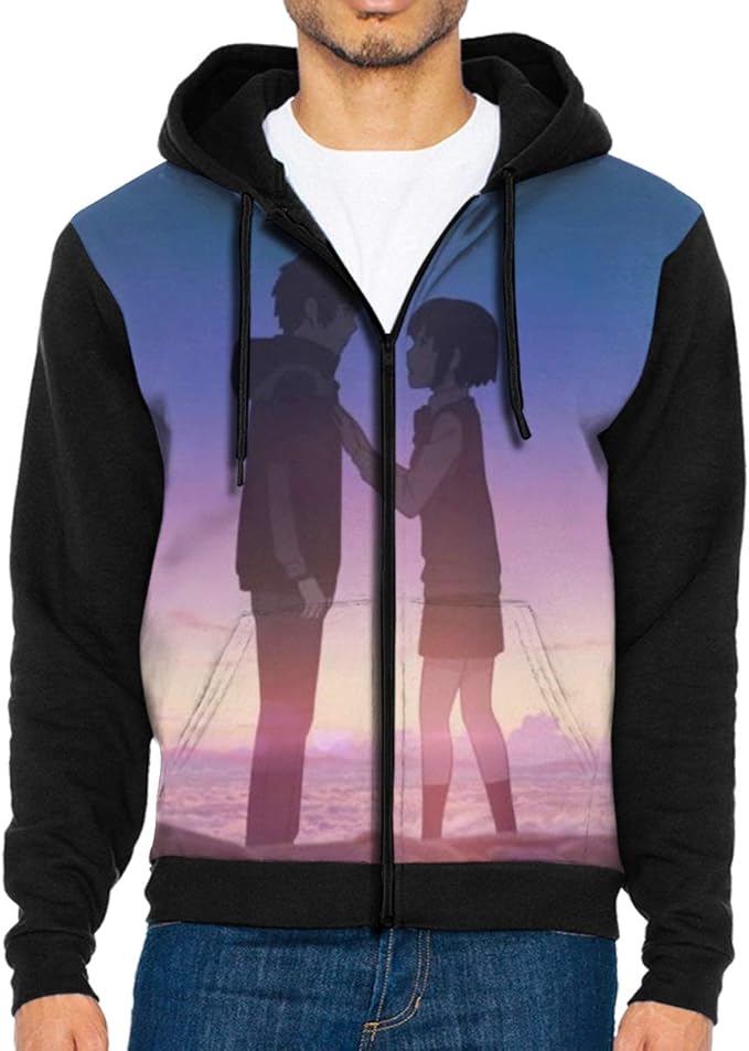 Amazon Co Jp 新品君の名は Kiminonawa 9 メンズフーディー パーカー 長袖 春秋冬服 ファスナー おしゃれ カジュアルプルオーバー 100 ポリエステル 暖かい スウェットシャツ メンズ トレーナー パーカー 服 ファッション小物