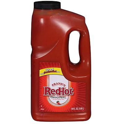 Franks RedHot Original Hot Sauce, 64 oz (Pack of 6)