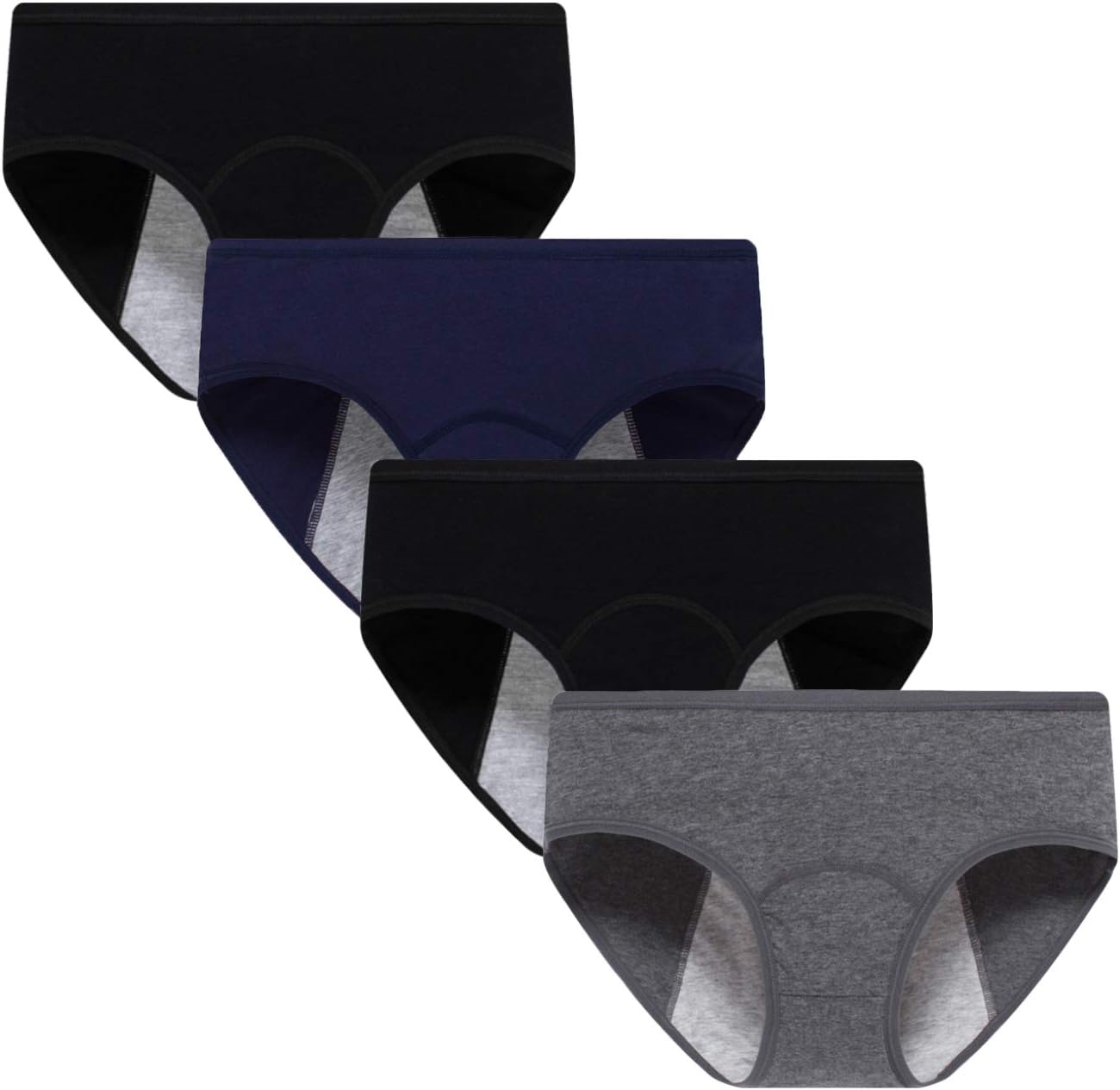 DemifillTeen Girls Period Underwear Cotton Soft Women Panties For Teens Briefs