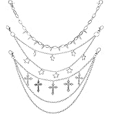 3 Pcs Jeans Chains Wallet Pocket Belt Hip Hop Pants Chain Biker Trouser Accessory Jewelry Gift Goth Accessories Punk Jeans Chain for Women Men Valentine's Day