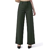 JOYCATCH Womens Wide Straight Leg Work Pants Pull On Dress Pants Business Casual Trousers Slacks with Pockets