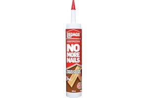 Lepage No More Nails Paneling and Moulding Construction Adhesive, 266 ml, Cartridge