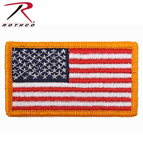 Rothco American Flag Patch with Hook Back