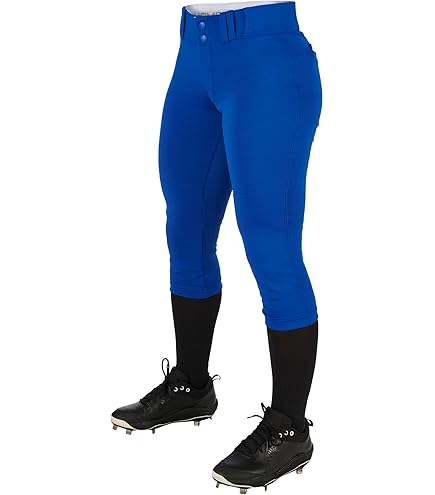 Champro Girls Tournament Softball Pants - Low-Rise Traditional Style
