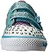 Skechers Kids Twinkle Toes Shuffles Sweet Steps Light-Up Sneaker,Turquoise/Lavender,9 M US Toddler
