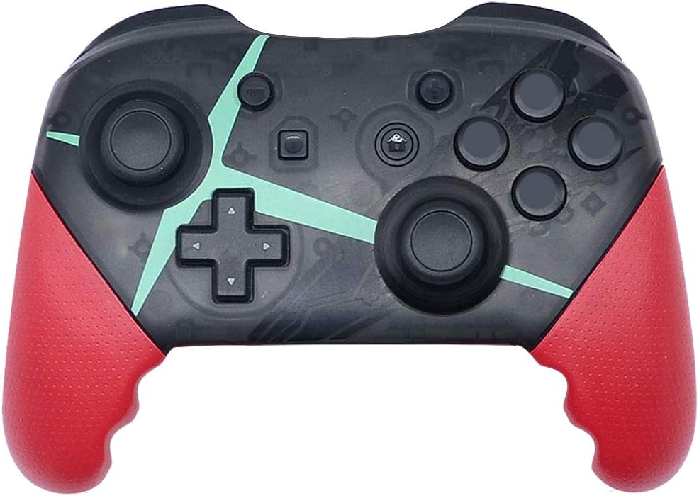 Donop Wireless Controller for Switch Pro, Bluetooth Gamepad Joypad Remote Compatible with Switch Console (Black and Red)