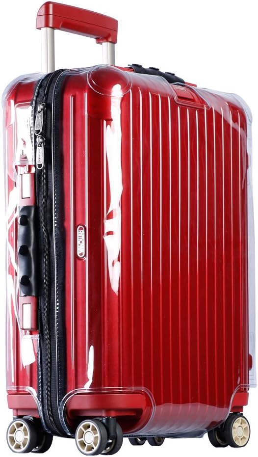 Luggage Cover Protector Clear PVC with Zipper for Closure RIMOWA Salsa Deluxe