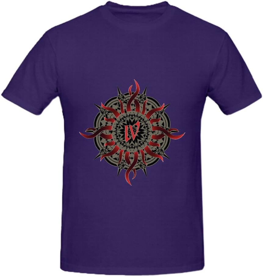 TeeU Godsmack IV Roll Men Crew Neck Art Tee Shirts