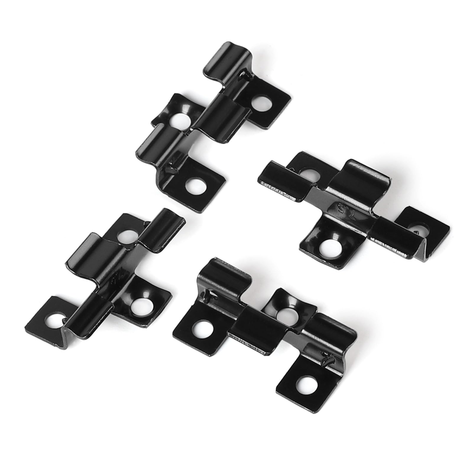 Supaway WPC Clips Pack of 100 Stainless Steel Decking Clips 7.5 mm Black