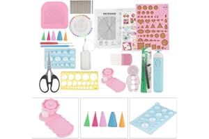 Generic Quilling Paper Slotted Tools Set for DIY Art Craft Projects, 24Pcs Quilling Tool Kit for Creative Paper Crafting