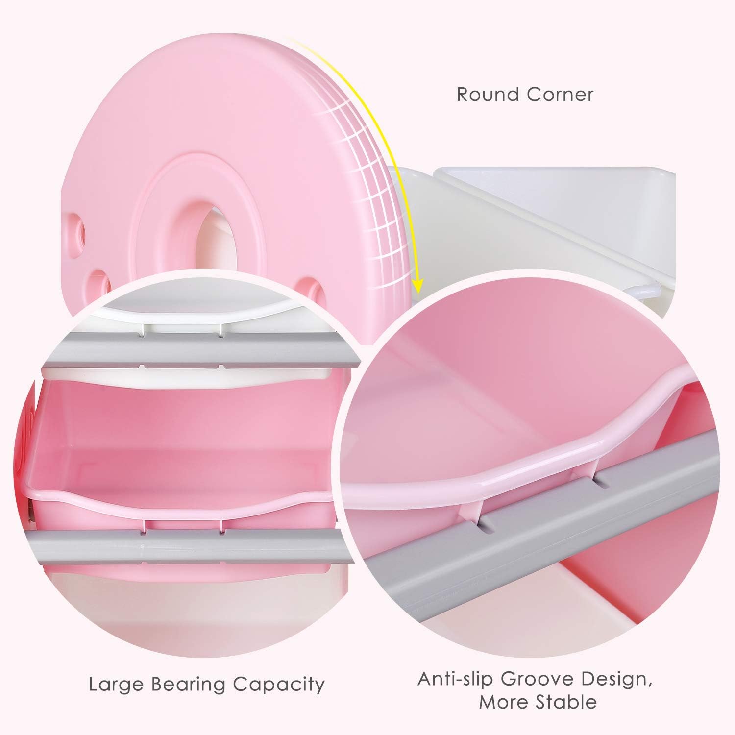 girls plastic drawers