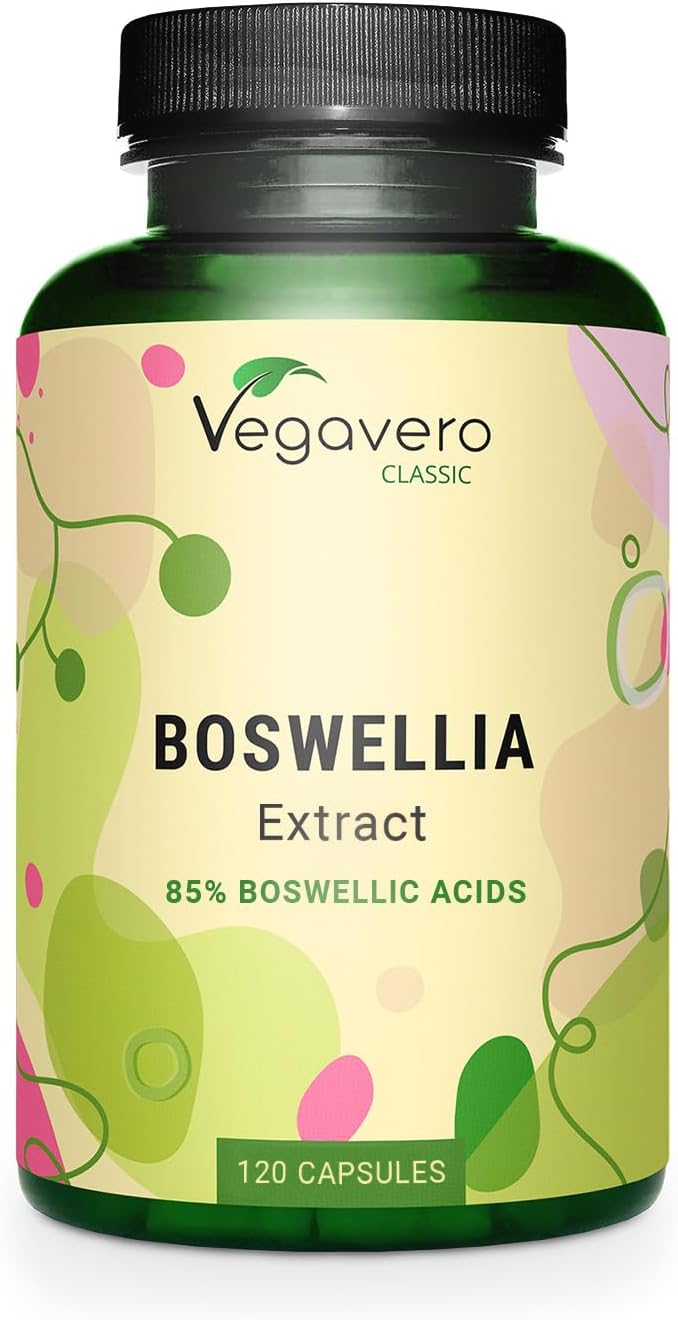 Vegavero Boswellia Serrata 9450 mg 15:1 Extract 85% Boswellic Acids 120 capsules