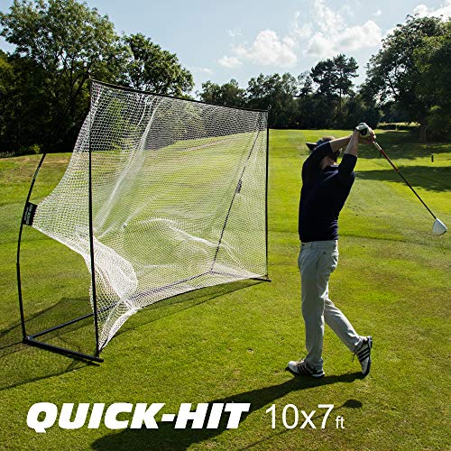 QuickPlay QuickHit UltraPortable Golf Practice Hitting Net (Square