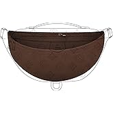 Lckaey Purse Organizer for Waistpack Inner Lining Sleeve Bag Storage Bag Insert Y067-coffee