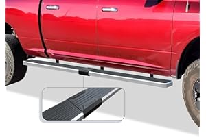 APS (304 Stainless Steel Polished 6 inches Wheel to Wheel Running Boards Nerf Bars Side Compatible with Ram 1500 2009-2018 Crew Cab 6.5ft Bed & Ram 2500 3500 2010-2024