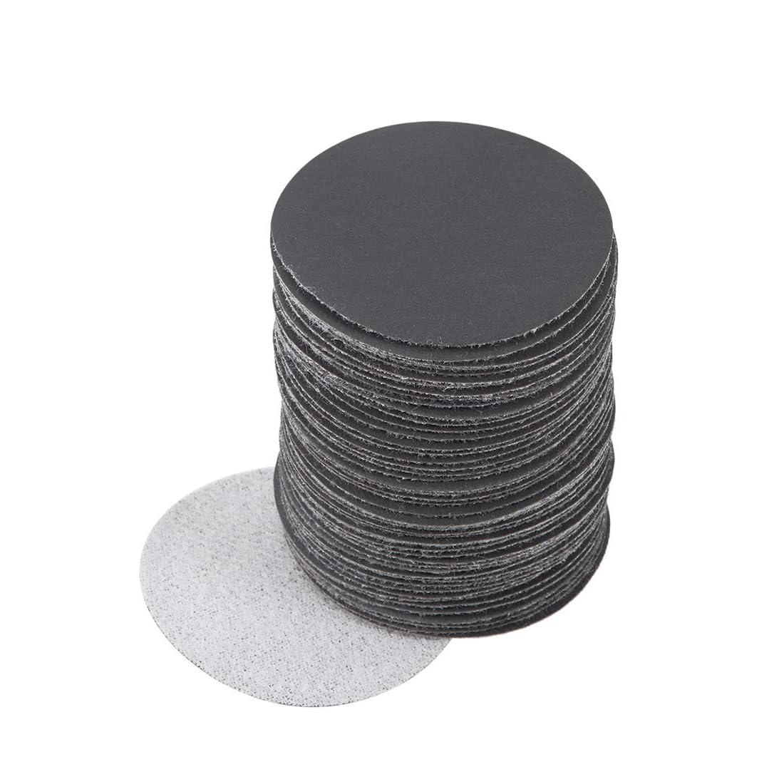 TA-VIGOR 50Pcs 50mm Wet and Dry Sanding Discs, 1000 Grit 2 Inch Hook and Loop Sandpaper Electrostatic Sand Planting Silicon Carbide Sanding Discs