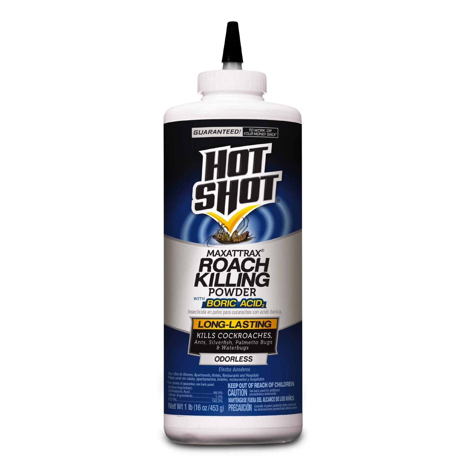 Photo 1 of Hot Shot MaxAttrax Roach Killing Powder with Boric Acid, 1 Pound, 1 Pack