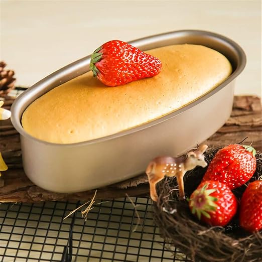 Molde para Hornear Óvalo Acero Al Carbono Antiadherente Pastel De ...