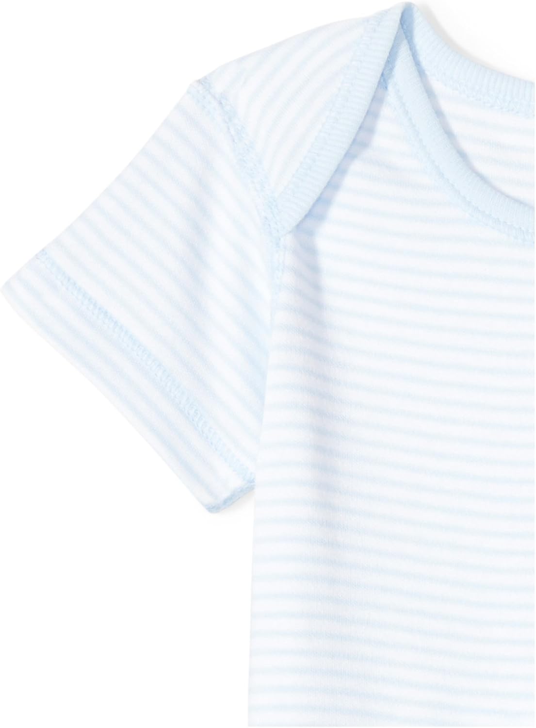 Moon and Back Baby Set of 5 Organic Crewneck Short-Sleeve Shirts: Clothing