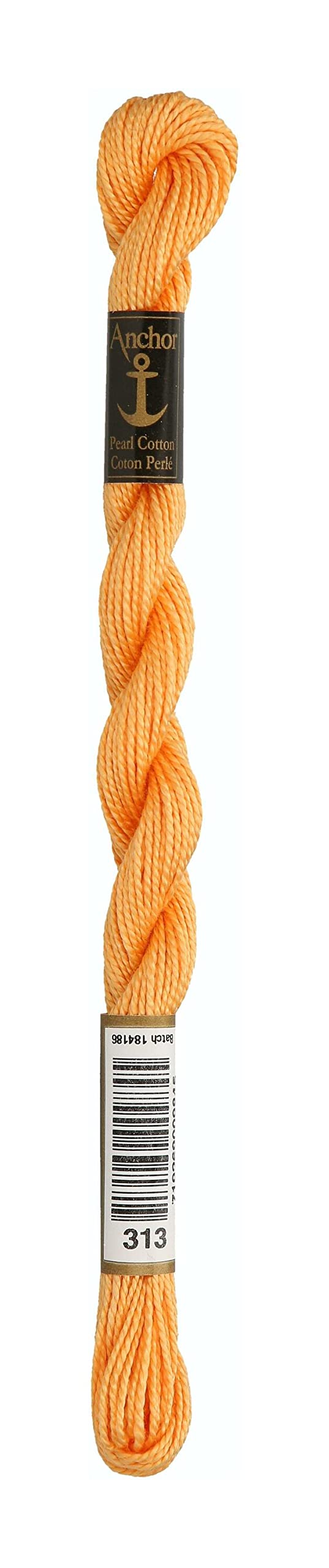 Anchor Pearl Thread, Embroidery Thread, Cotton, 00313 Apricot, Apricot