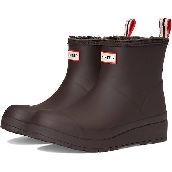 Hunter Women's Play Short Nebula Rain Boot, Black, 11