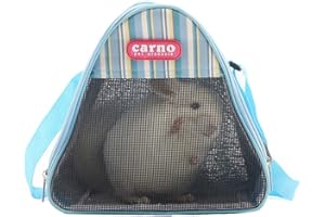 HYPEETY Hamster Carrier Bag Chinchilla Travel Backpack Small Pet Carrier Protable Hamster Travel Carrier Backpack Outgoing Travel Pouch Breathable and Perspective Suitable for Parrots, Squirrel, Chinchilla