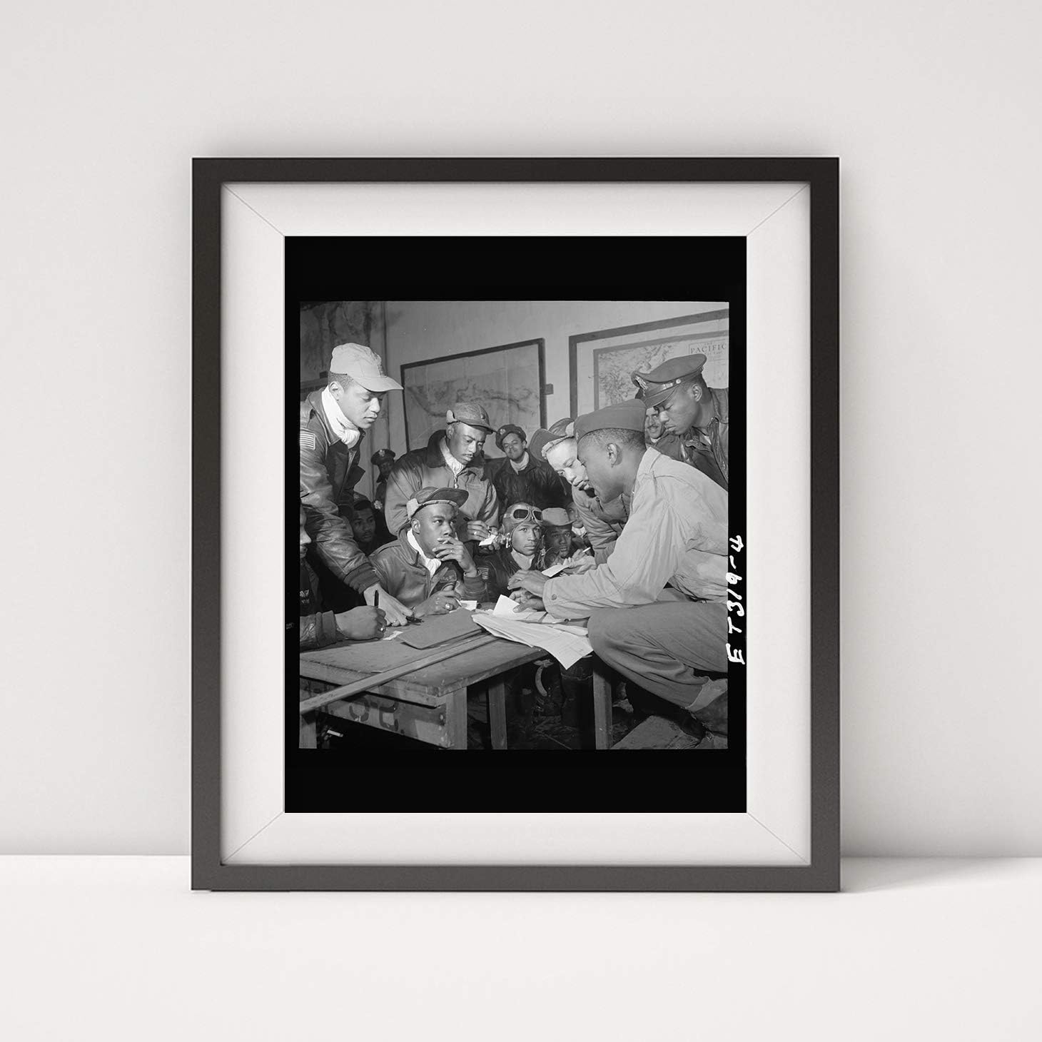 Photographs - INFINITE PHOTOGRAPHS Photo: Tuskegee Airmen | Ramitelli, Italy | March 1945 | Jimmie Wheeler | Emile Clifton | Reeves | Vintage Photo