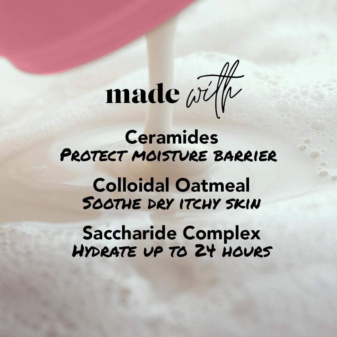 SweetSpot Labs pH Balanced + Barrier Rescue Body Wash for Women, for Dry Itchy Skin, Unscented, 8 oz