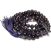 AWAKEN YOUR KUNDALINI Amethyst Mala Necklace, 6mm 108 Beads, February Birthstone, Aquarius Gemstone, Crown Chakra