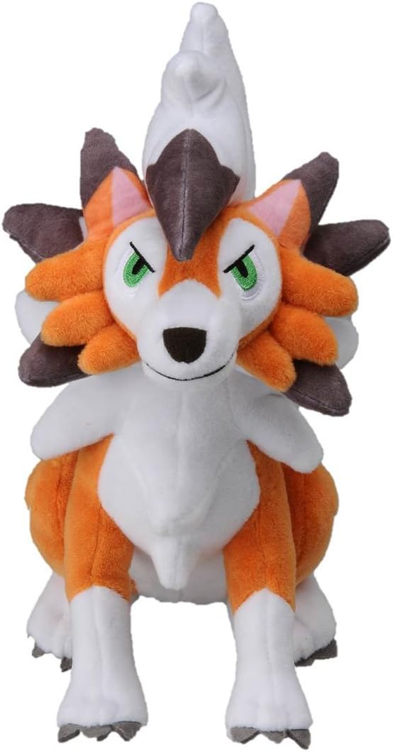 Amazon ポケットモンスター ポケモンぬいぐるみ ルガルガン たそがれのすがた 高さ約15cm ぬいぐるみ おもちゃ