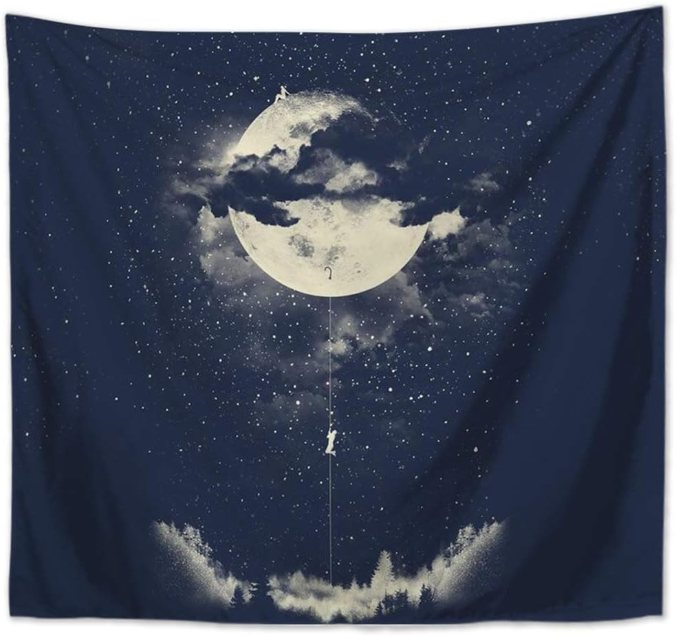 CIUJOY Tapestry Wall Hanging for Room Fantasy Cool Space Tapestry for Bedroom Home Decor (51.2 x 59.1Inches)