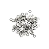 PHITUODA M2 Stainless Steel Flat Washers 200Pcs