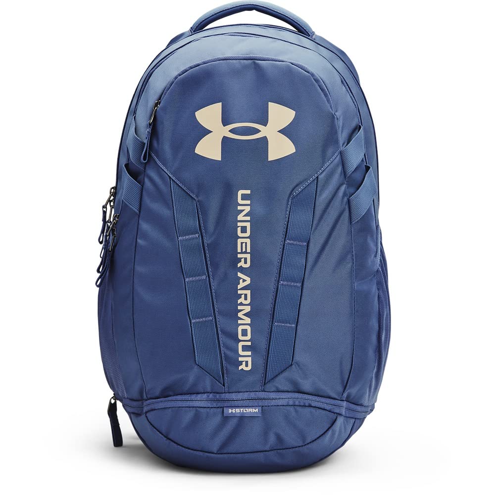 Under Armour Hustle 5.0 Backpack Back Pack Blue One Size