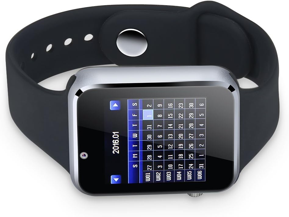 Shipenophy Smartwatch Fitness Watch Micro-SIM Camera for iOS Android Bluetooth