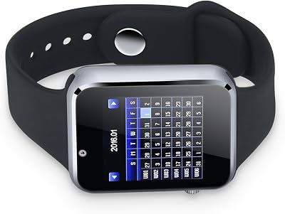 Shipenophy Smartwatch Fitness Watch Micro-SIM Camera for iOS Android Bluetooth