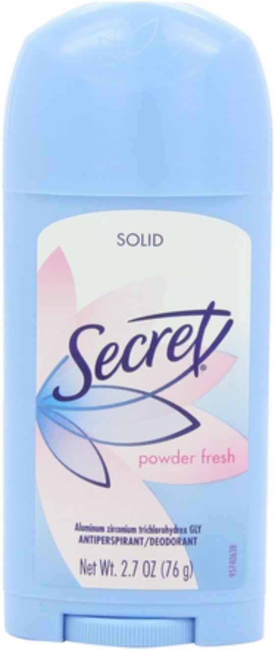 Secret Anti-Perspirant Deodorant Solid Powder Fresh 2.70 oz (Pack of 12)