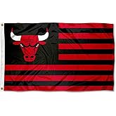 Chicago Bulls Americana Stripes Nation 3x5 Flag
