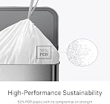 simplehuman Code G 100 Count Trash Liners 30 Liter 8 Gallon White view 4