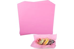 KIKISML 100 PCS Deli Paper Sheets 12 * 12 Inch, Food-Grade Pure Color Greaseproof Paper Food Basket Liners for Sandwiches, Bu