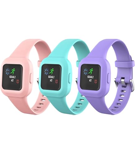 SeaFicco Bracelet De Montre Silicone Pour Garmin Vivofit Jr.3