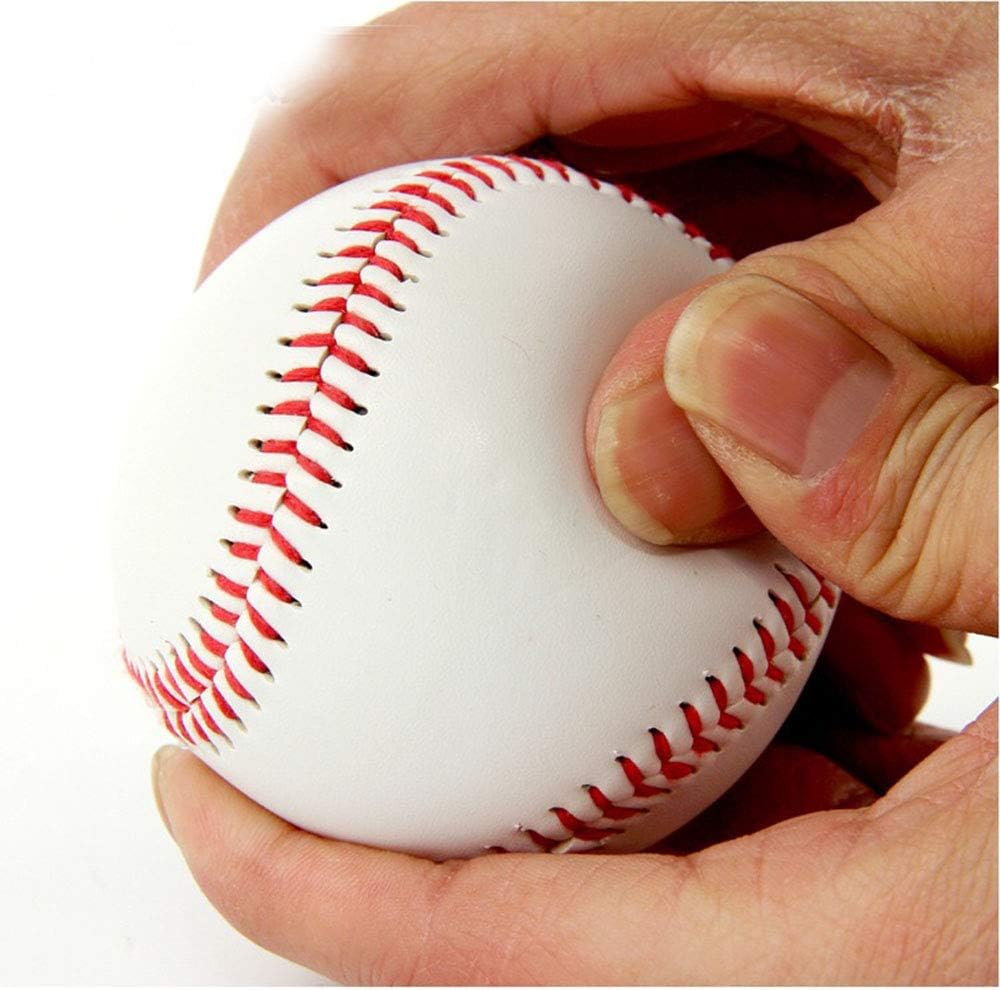 Amazon 野球ボール Dctong 軟式ボール 2個入り M号 キャッチボール サインボール 野球 初心者 子供 少年 大人 親子 柔らかい ホワイト 軟式タイプ Dctong トレーニングボール