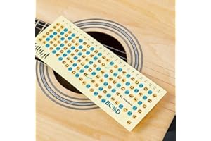 Guitar Fingerboard Stickers Note Name and Solfege Guide for Practice