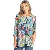 Jess & Jane Fine Knit Contrast Seam Step Hem Top - FQ2