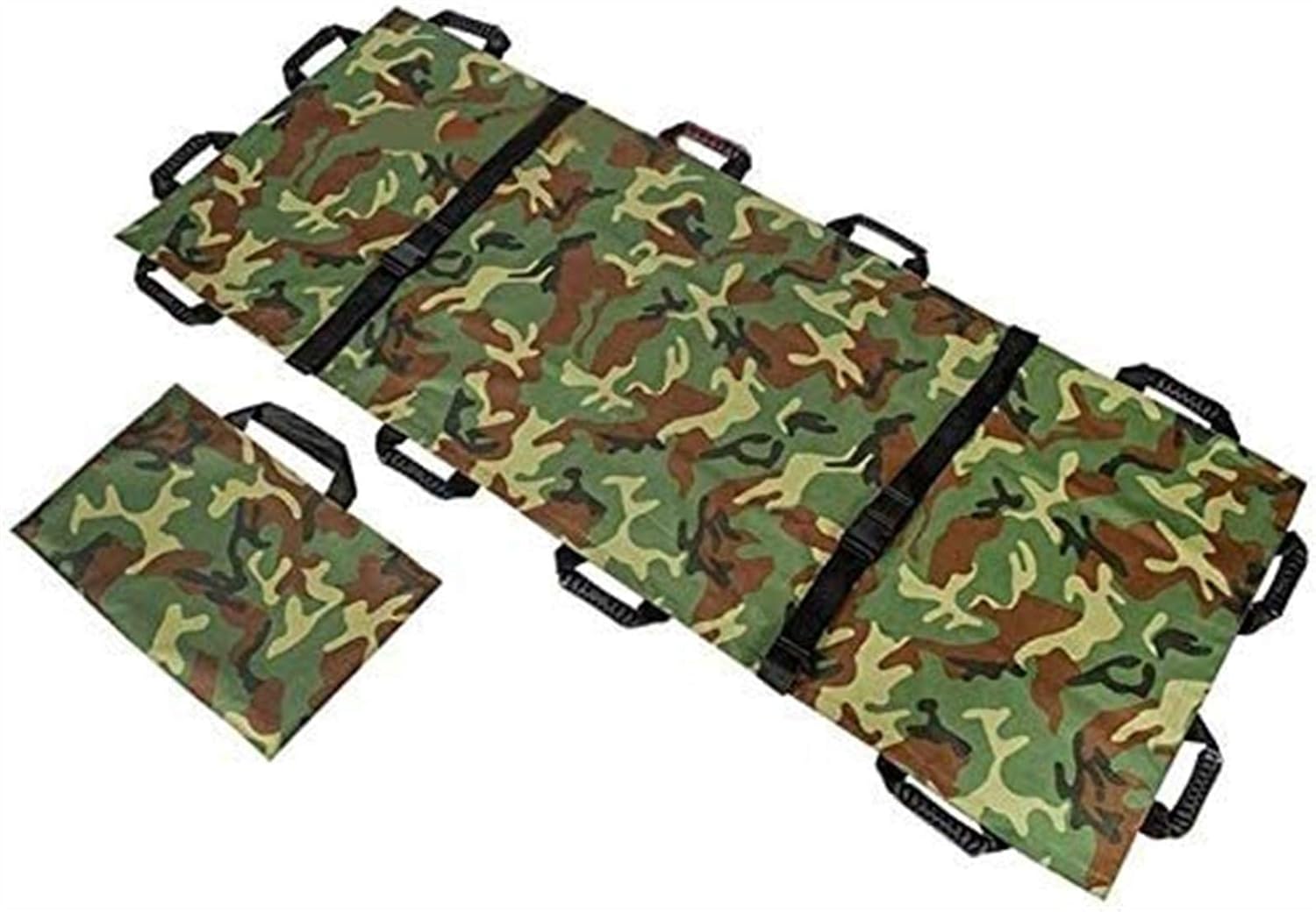 Home Household Medical Stretcher with Handbag Thickened Bloomma Emergency EMS Patient Mover Portable Transport Unit, Canvas 12 Handles3 Color (Size : B): Home & Kitchen