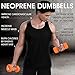 Yes4All 6 lbs Dumbbells Neoprene with Non Slip Grip – Great for Total Body Workout – Total Weight: 12 lbs (Set of 2)