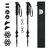 Trekking Poles Collapsible Hiking Poles - 2 Pack