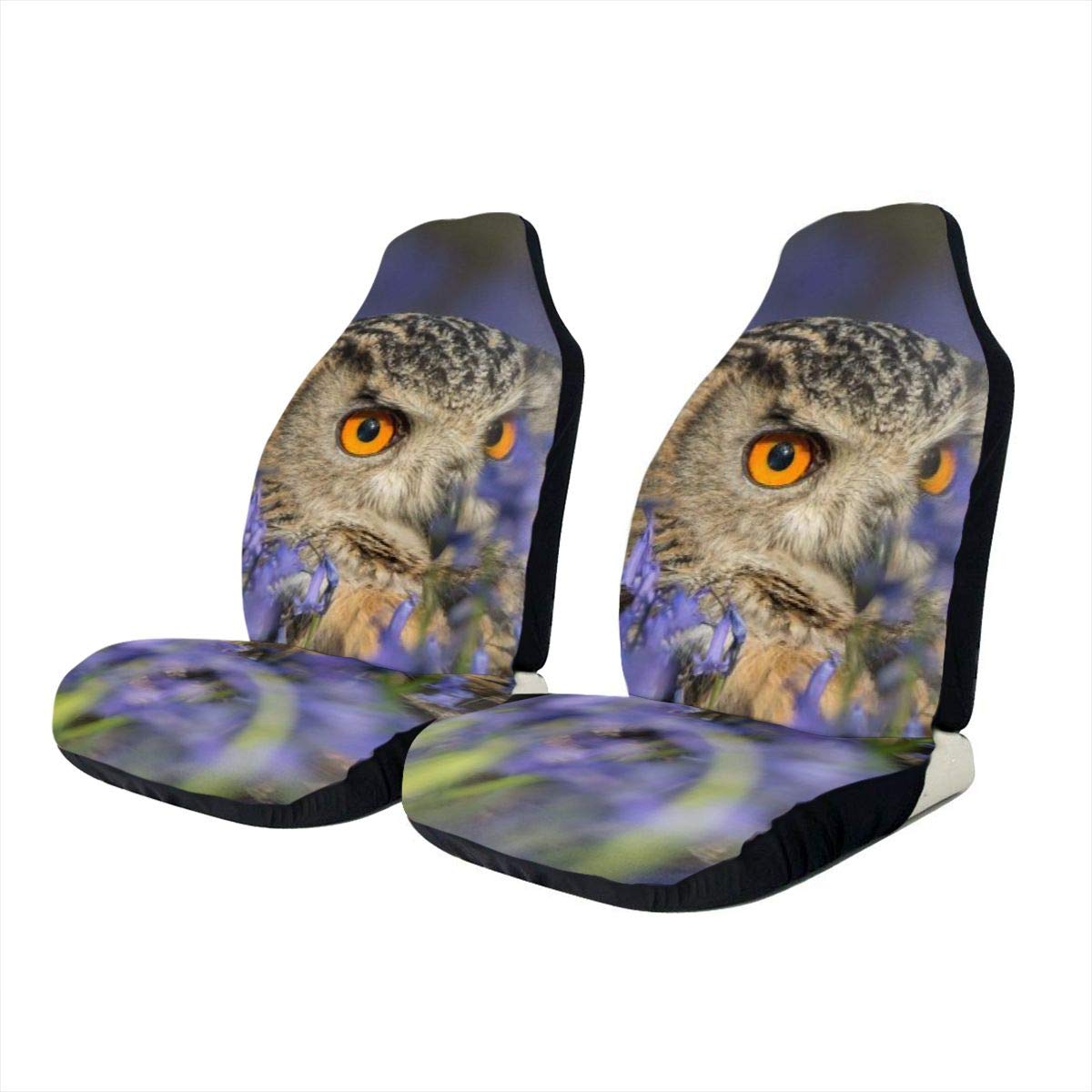 CHILL·TEK Car Seat Covers, Purple Owl Universal Fit Full