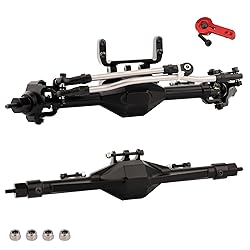 ZXYRC SCX10 CNC Metal Front Rear Straight Complete