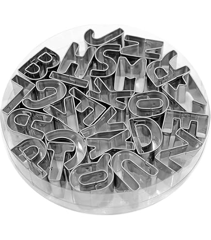 Stainless Steel Letter V Cookie Cutter - Alphabet Shape For Baking & Crafts